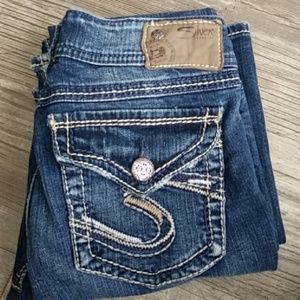 Silver jeans suki surplus blue denim